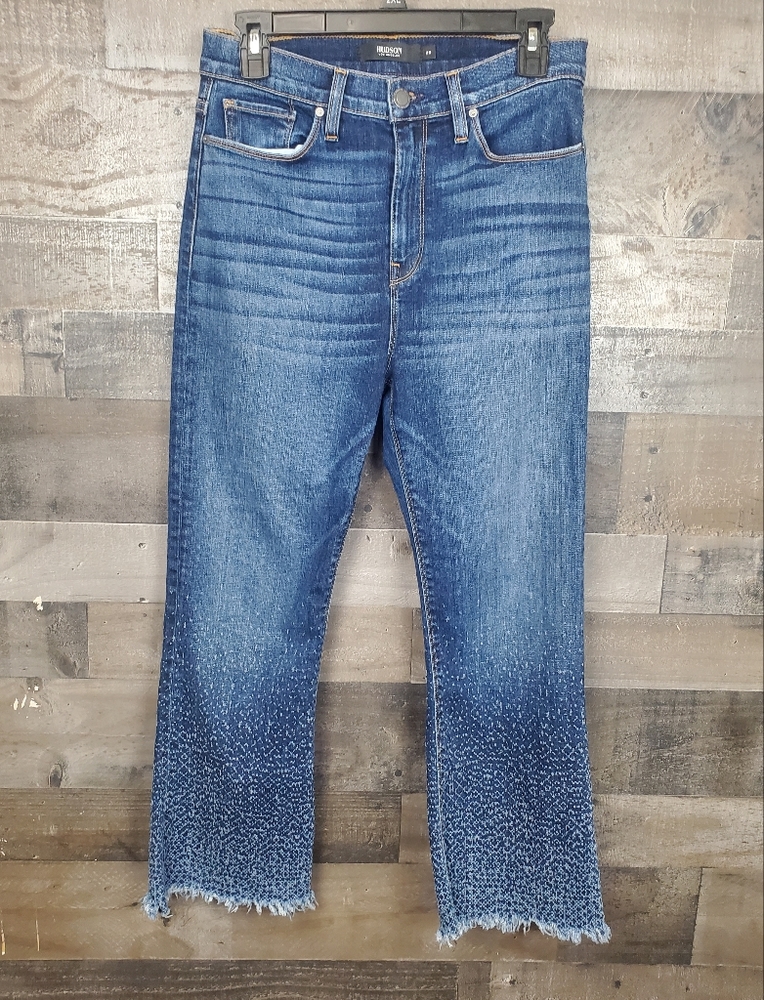 Hudson Holly Flare Highwaist Ankle Denim Jeans - Picture 2 of 12